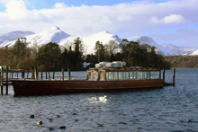 Enjoy the boat trips across Derwent Water, even on a beautiful winter's day