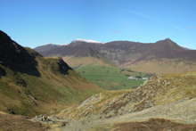 Maiden Moor With Sail, Scar Crags and Causey Pike across the valley